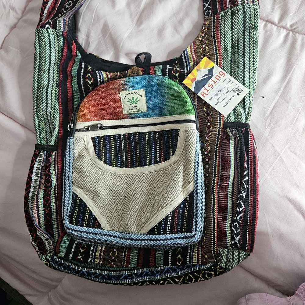 Kathmandu Multicolored Patterned Shoulder Bag
